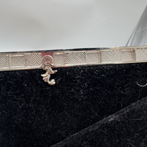 AARON BROTHERS 4 x 6 bling crystal frame shiny bright silver tone picture frame - Picture 7 of 9